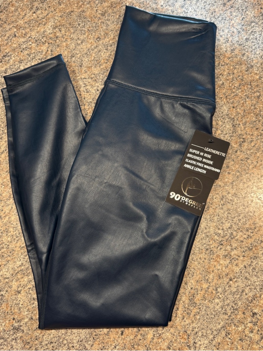 90 Degree by Reflex Leatherette Leggings